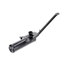 Black metal exhaust for Hercules saxonette