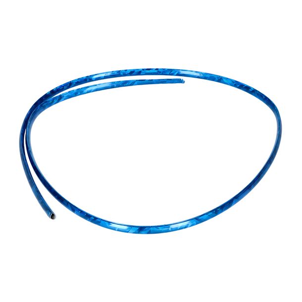 Kantenband Chrom Blau 100-110 cm selbstklebend für Simson Schwalbe KR 51/1, 51/2