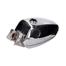 Réservoir d'essence chromé 517-20.903 pour Zündapp type 517, KS50, C50, GTS50