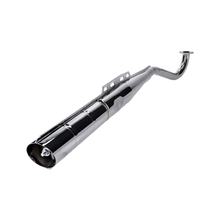 Auspuff Chrom 28mm mit Logo für Puch Maxi