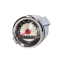 Tachometer 48mm 100km/h weiß für Puch, Zündapp, Hercules, Simson