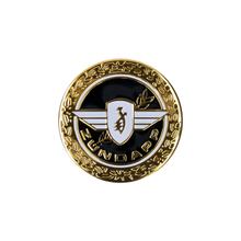 Aufkleber Emblem Ø 64mm rund gold glänzend für Zündapp