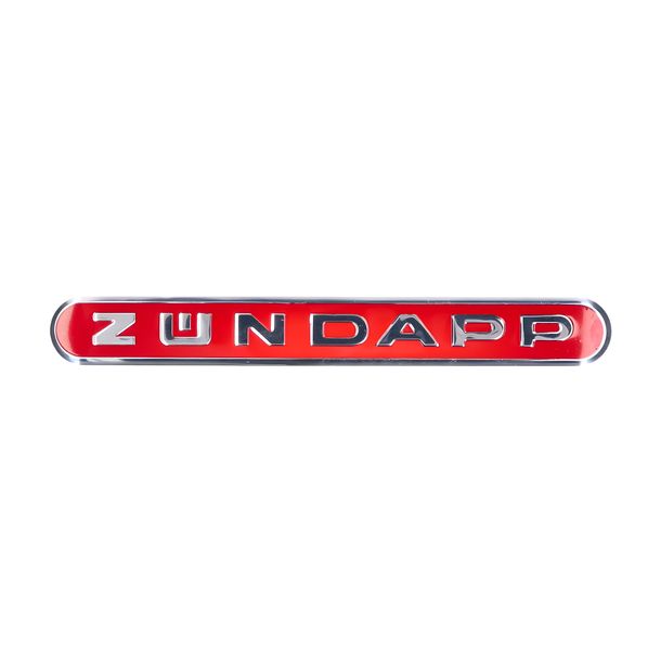 Aufkleber Aluminium rot für Zündapp