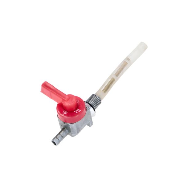 Benzinhahn Anschluss M10x1 Kunststoff rot für Peugeot 103, Mobylette, Motobecane, Garelli
