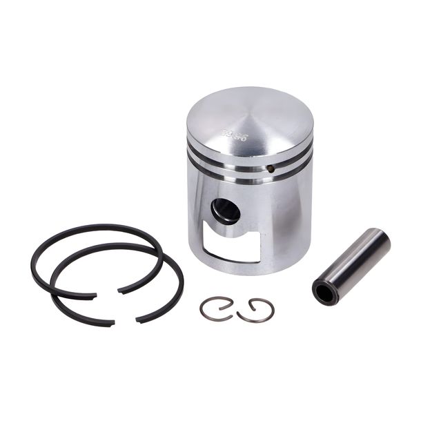 Set pistone in alluminio 39,960 mm con fasce elastiche da 10 mm e perno per NSU Quickly