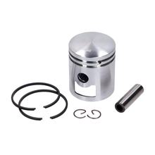 Set pistone in alluminio 39,960 mm con fasce elastiche da 10 mm e perno per NSU Quickly