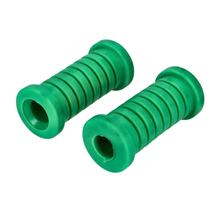 Fußrastengummi Set Sozius 35x43x91mm grün für Simson