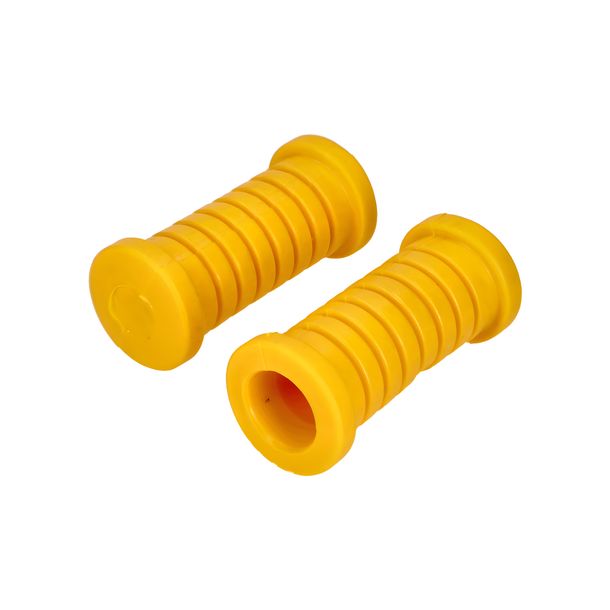 22 mm gele rubberen voetsteunset voor Simson- en MZ-bromfietsen