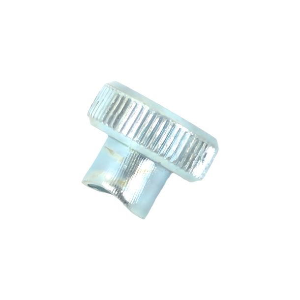Prenafa metal silver knurling nut, 428-17.103 for Zündapp, Hercules