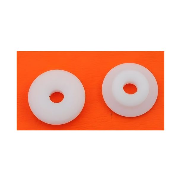 Pezzo scorrevole Prenafa in plastica bianca per Zündapp C 50 Super, Super Combinette, KS 75, Sport Combinette 432-12.347