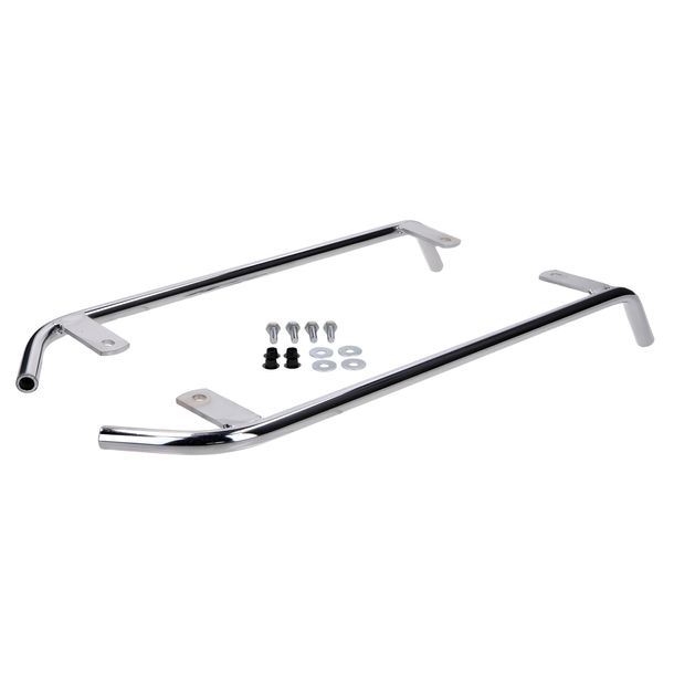 Praenafa chrome footboard bracket set for Hercules Prima M, Hobby Rider HR 2