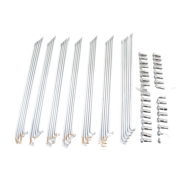 Speichen Satz WWS Kleeblatt Stahl 190mm 2,7mm Nippel 5mm für Hercules, DKW