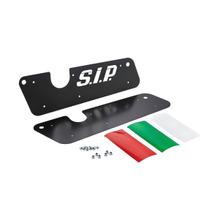 Auspuffblende Schwingarm SIP Edelstahl schwarz für Vespa GTS, GTS Super, GTV, GT 60, GT, GT L 125-300ccm