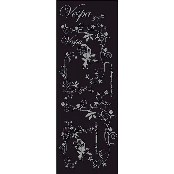 Kit de décoration d'autocollants SIP Flower 1150x400mm pour Vespa