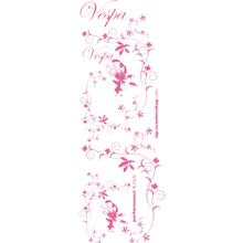 Aufkleberdekorset SIP Flower 1150x400mm pink für Vespa