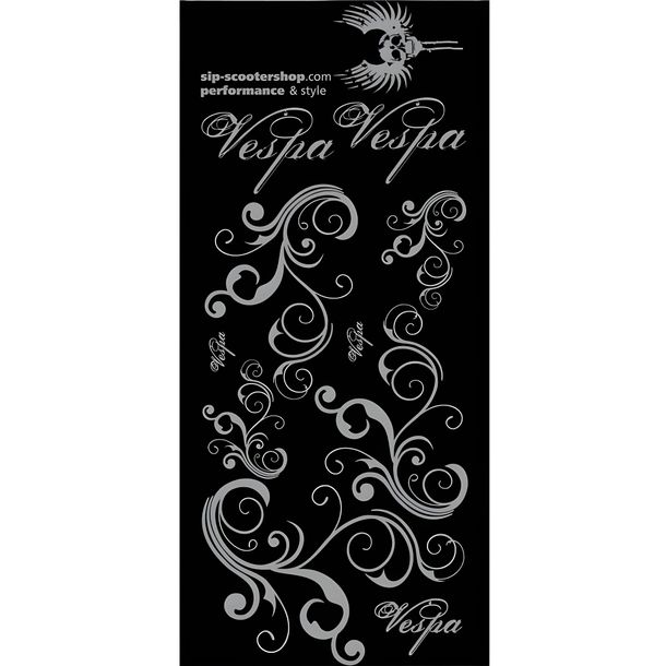Aufkleberdekorset SIP "Ornament II" 1170x470mm mit Skull