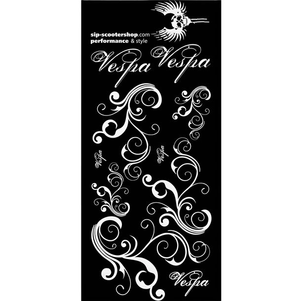Kit de décoration autocollant SIP « Ornament II » 1170x470 mm avec crâne