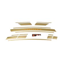 Set d'autocollants SIP Electronic Strip doré pour Vespa ET 3