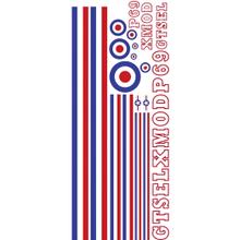Aufkleberdekorset SIP "MOD" 1250x750mm 39-teilig