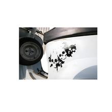 Adesivo SIP «Skull skull» 220x170mm bianco