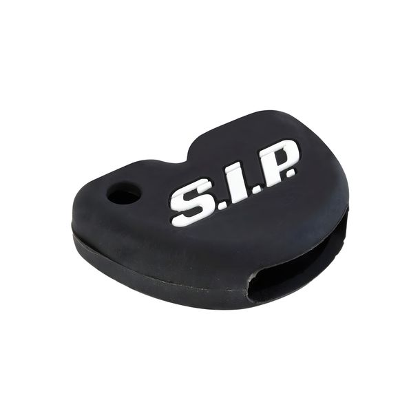 Housse de clé en silicone SIP noir L30xB40xH10mm pour Vespa ET2-ET4-LX-LXV-S-Primavera-Sprint-GTS-GTS Super-GTV-GT 60-GT L 50-300ccm