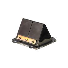 SIP BFA 225-306 Carbon 66x52 mm membraanblok voor Vespa 125 VNA-TS, 150 VBA-Super, 160 GS, 180 SS, Rally, PX, PE, Lusso, T5