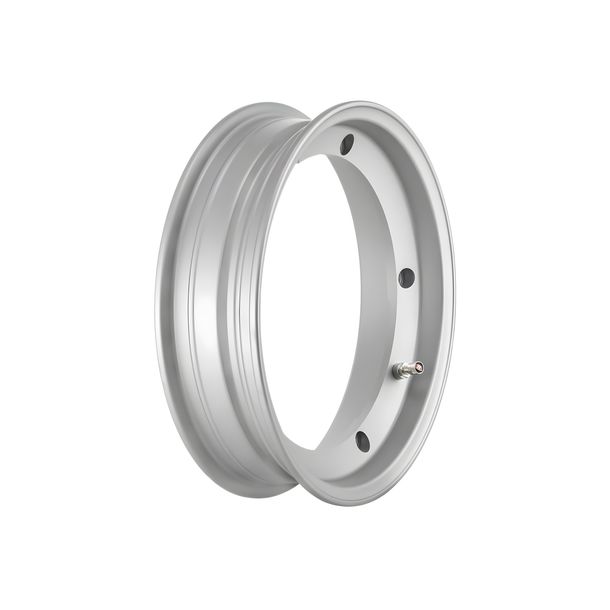 Tubeless 2.0 SIP Legal 2,50 Ø 10 pouces aluminium argenté KBA 53463 pour Vespa 50-125, PV, ET3, PK, S, XL, XL2, 125 GT-TS, 150 GL, GS VS5T, Sprint, V, T4, Rally, PX, PE, Lusso, T5, Cosa, LML Star, DLX, Deluxe 2T, 4T