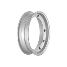 Tubeless 2.0 SIP Legal 2.50 Ø 10 pollici in alluminio argento KBA 53463 per Vespa 50-125, PV, ET3, PK, S, XL, XL2, 125 GT-TS, 150 GL, GS VS5T, Sprint, V, T4, Rally, PX, PE, Lusso, T5, Cosa, LML Star, DLX, Deluxe 2T, 4T