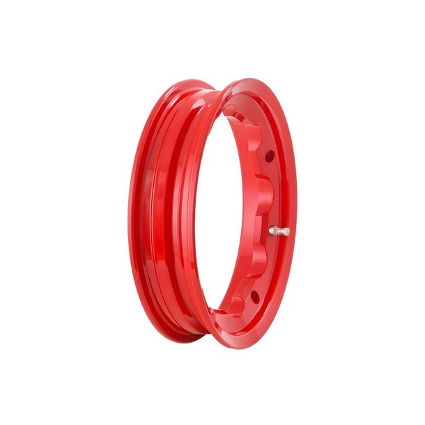 Felge Schlauchlos SIP Legal Aluminium 10 Zoll rot KBA 50164 für Lambretta 125-200ccm