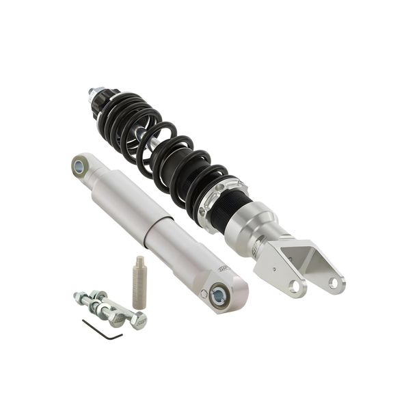 Kit ammortizzatori SIP Legal 2.0 in alluminio 175/340mm regolabile per Vespa 125 VNB4-6T, GT, GTR, Super, TS, 150 VBB2T, GL, Sprint, V, Super, Rally, P150S