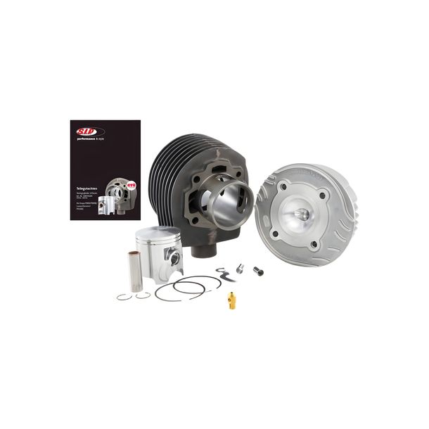 Cylindre de course SIP Legal 125 cc Ø 57 mm avec culasse pour Vespa P80X, PX80 E, Lusso