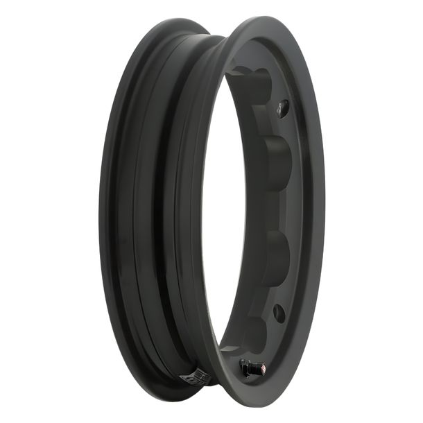 Cerchio tubeless SIP Legal 2.10 Ø 10 pollici in alluminio nero opaco KBA 50164 per Lambretta 125-200ccm