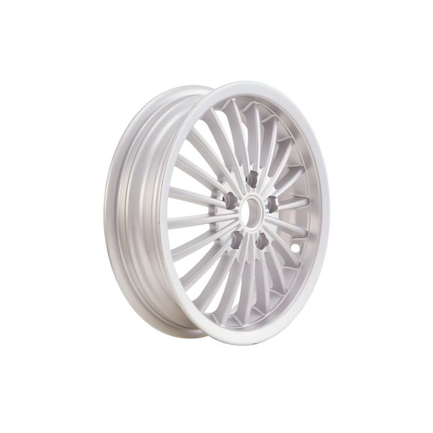 SIP Legal 3.00 Ø 12 pouces aluminium argenté 20 rayons KBA 50336 pour Vespa GTS, GTS Super, GTV, GT 60, GT, GT L 125-300ccm