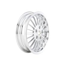 SIP Legal 3,00 Ø 12 pulgadas aluminio cromado 20 radios KBA 50336 para Vespa GTS, GTS Super, GTV, GT 60, GT, GT L 125-300ccm