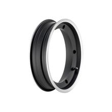 SIP Legal 2.50 Ø 10 pollici alluminio opaco nero opaco KBA 53463 per Vespa 50-125, PV, ET3, PK, S, XL, XL2, 125 GT-TS, 150 GL, GS VS5T, Sprint, V, T4, Rally, PX, PE, Lusso, T5, Cosa, LML Star, DLX, Deluxe 2T, 4T