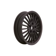 SIP Legal 3,00 Ø 12 pulgadas de aluminio negro mate, 20 radios KBA 50336 para Vespa GTS, GTS Super, GTV, GT 60, GT, GT L 125-300 ccm