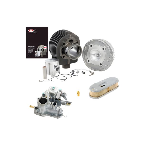 Kit cylindre SIP Legal 125 cc ROAD Ø 57 mm avec culasse pour Vespa P80X, PX80 E, Lusso
