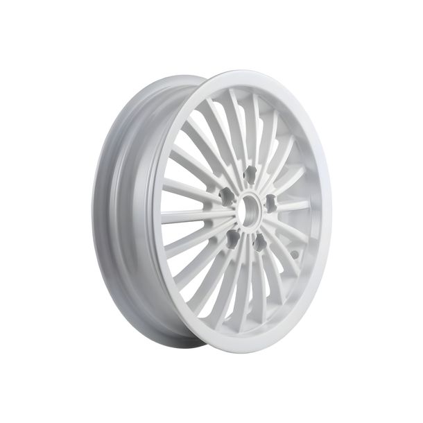 SIP Legal 3.00 Ø 12 pouces aluminium blanc à 20 rayons KBA 50336 pour Vespa GTS, GTS Super, GTV, GT 60, GT, GT L 125-300 ccm