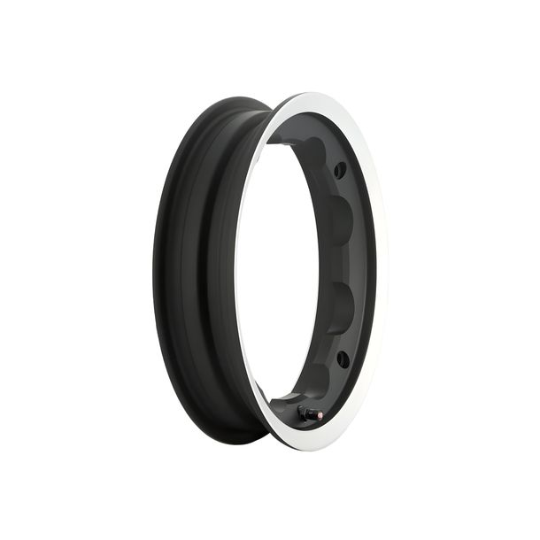 Jante tubeless SIP Legal 2.10 Ø 10 pouces en aluminium noir mat KBA 50164 pour Lambretta 125-200ccm