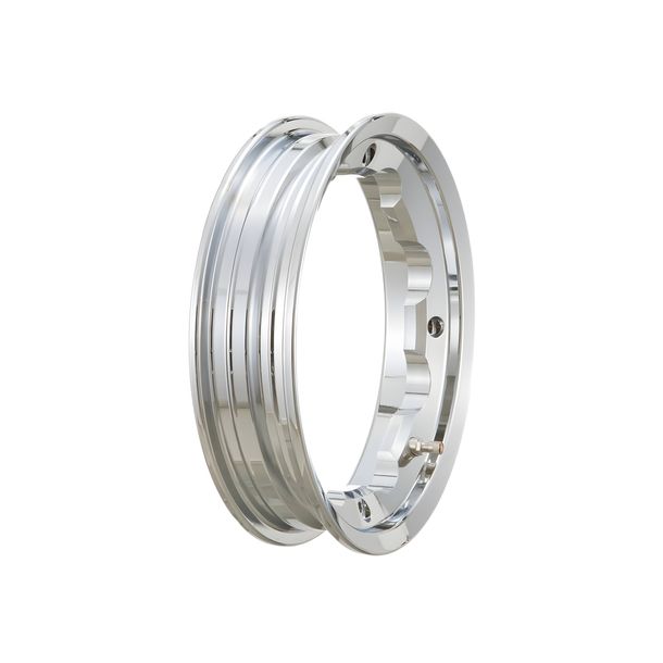 Cerchio tubeless SIP Legal da 10 pollici in alluminio cromato KBA 50164 per Lambretta 125-200ccm