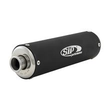 Rear silencer SIP Performance NG 2.0, 270x77mm Aluminum matte black for Vespa Classic P S VBX1T Cosa PX E VIX1T GT VNT VBA Rally VNL GTR 1 VNA Super