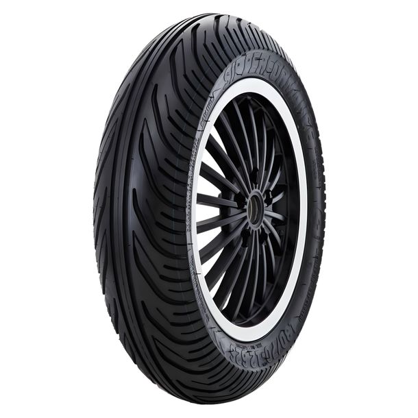 SIP Performance 130/70-12 62S TL in alluminio opaco nero KBA 50336 per Vespa GTS, GTS Super, GTV, GT 60, GT, GT L 125-300ccm