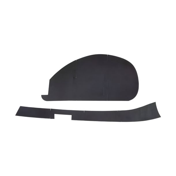 Panneau latéral isolant SIP Performance noir pour Vespa PX80-200, PE, Lusso, T5 15 mm