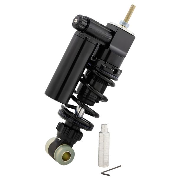 SIP Performance RACE Shock Absorber front Aluminium black 12-way, 16-way adjustable for Vespa 50-125, PV, ET3
