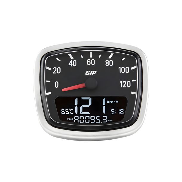 Contagiriolatore / Tachimetro SIP Performance 2.0 120 km/h 12.000 giri/min per Vespa VNA, VNB