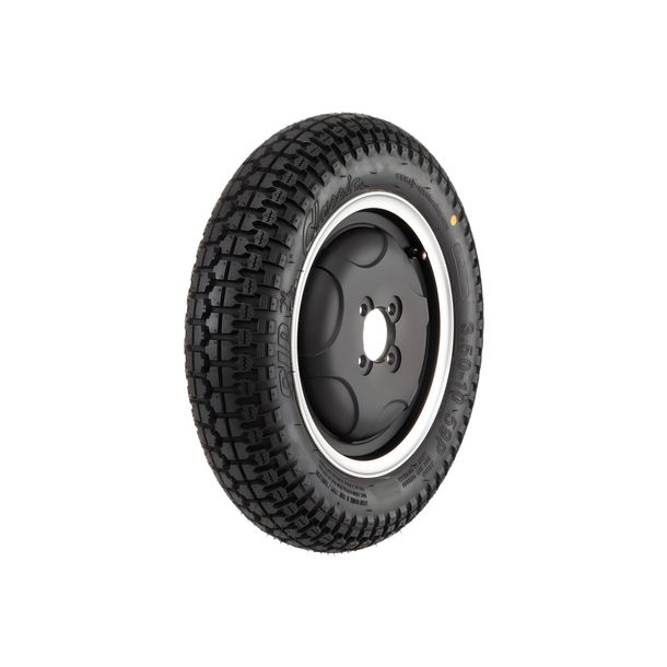 Complete Wheel SIP Performance Classic 3.50-10 59P TL, TT Aluminium matte black for Vespa 150 T2, T3, 150 GS VS1-4T