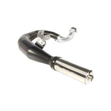 Rennauspuff SIP Performance EVO, Stahl, schwarz, Edelstahl Dämpfer, lefthand für Vespa T5