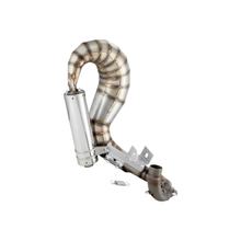 Rennauspuff SIP Performance Curly Edelstahl für Vespa 125 TS, PX80-150, PE, Lusso, Cosa 1