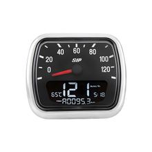 Drehzahlmesser / Tacho SIP Performance 2.0 schwarz digital / analog 120 km/h 12.000 U/min für Vespa 125 V30-33, VM, VN, ACMA, 150 VL