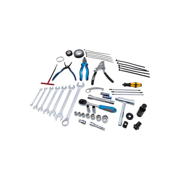 Gereedschapsset SIP Performance Series Pordoi 45-delig voor Vespa 125 VNA-TS, 150 VBA-Sprint, Rally, PX80-200, PE, Lusso, Cosa